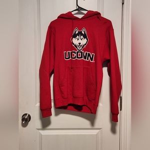 UConn red hoodie unisex small